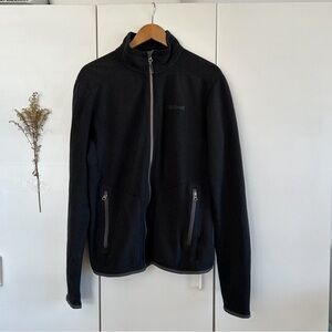 Marmot Black Full-Zip Fleece Jacket • Sz M